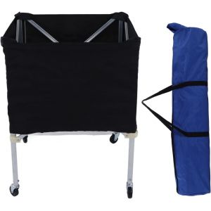 Acdsgd-Chariot De Volley-Ball Portable Sur Roues Pliable Amovible Panier De Tennis Sur Roues Pour Volley-Ball Garage Rangement De Balles - Neuf