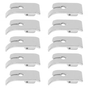 10pcs Pied &Agrave; Point Droit Portable Durable Polyvalent En Acier Inoxydable Machine &Agrave; Coudre Pied-De-Biche - Neuf