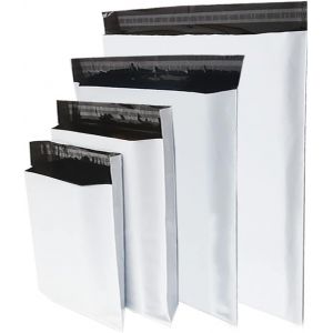 Jexnovashop-Enveloppe Sac Plastique Expedition Blanches Opaques Mixte 100 Pi&egrave;ces A3/A4/B4/C5 Nouveau Mat&eacute;riel Emballage Colis Vetement Vinted Sacs D'exp&eacute;dition Courrier Enveloppes Exp&eacute;diteurs - Neuf
