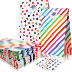 lbgwp60-Sac Cadeau En Papier Kraft, Petite Pochette Pour Fête D'Anniversaire, Mariage, Bonbons, Biscuits - Sacs Cadeaux Pour Enfants Et Présents - Neuf