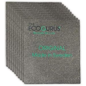 Eryi-Torchons Suédois Suédois Pour Cuisine, Torchons Suédois Naturels Très Absorbants, Tissu Éponge En Cellulose ¿ Gris - Neuf