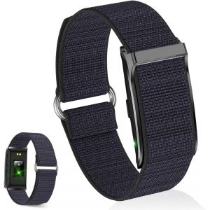 Montre Connect&eacute;e Femme Homme Sans &Eacute;cran, Bracelet Montre Connect&eacute;e Fitness Tracker Gps &Eacute;tanche 1atm, 22g Ultra, 24h Sommeil Montre Cardio Montre Tension Arterielle, 35 Jours[Z1358] - Neuf