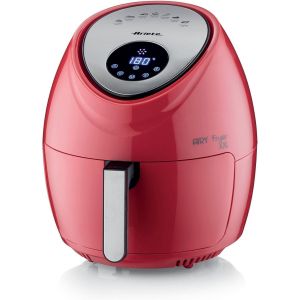 ChenQuanSarl-Airy Fryer Xxl 4618, Friteuse À Air 7 Litre, Minuterie 60 Minutes, Ecran Lcd Et Tactile Avec 7 Modes De Cuisson, Température imale 200° C, Capacité 2.5Kg, 1800W, Red - Neuf