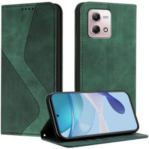 Sjzg-Coque Pour Moto G Stylus 2023 4g, Etui Moto G Stylus 2023 4g Cuir, Pu Cuir Portefeuille Housse Et Magn&eacute;tique Flip Pochette &Eacute;tui &Agrave; Rabat Protection Case Avec Antichoc Tpu Housse (Vert) - Neuf