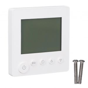 HJLIAN Thermostat intelligent pour chauffe-eau 3A, affichage numerique LCD, thermostat a cle, controleur de temperature avec programmation, 95-240 V - Neuf