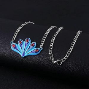 Bleu Paon Collier Serpent Bracelet Ensemble Film Jeu Collier Bracelet Bijoux Cadeau Pour Les Filles - Neuf
