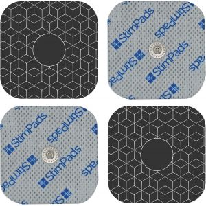 Electrodes Pour Compex* Pack De 12 Electrodes Pour Compex* (4 X 50x100mm ¿Pression Simple¿ Et 8 X 50x50mm).Fonctionnent Parfaitement Avec Compex* Et 50% Moins Chers Que Les Originaux - Neuf