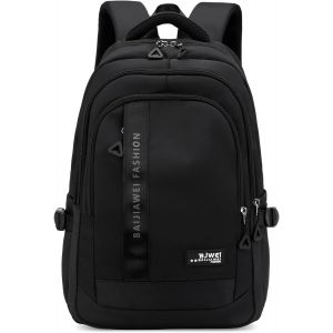 KALSC-Sac À Dos Fille Collège,2025 Cartable Adolescent Scolaire,Sac Ecole Lycée Fille Grande Capacité Pour 15.6"" Ordinateur,26L-Noir - Neuf