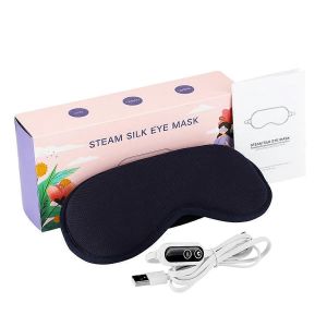 Masque De Massage Et Compresse Chaude Pour Les Yeux,Masseur Oculaire Chauffant &Eacute;lectrique - Neuf