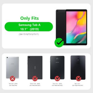Coque Pour Samsung Galaxy Tab A 10.1 2019 (Sm-T510/T515) Housse De Protection &Eacute;tui &Agrave; Rabat Coque Pour Tablette Samsung Galaxy Tab A 10,1"" 2019, Marron[Coq9129489] - Neuf