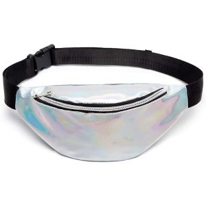 Sac &agrave; la taille Sport Running Crossbody Bag Laser Clear Hiking Shoulder Bag Mini - Neuf