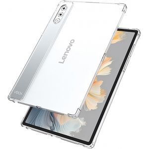 Kal-Coque Pour Lenovo Yoga Tab Plus/Pad Pro 12.7, Étui Housse Transparente En Silicone Souple Anti-Choc Pour Lenovo Yoga Tab Plus/Pad Pro 12.7 Tablette, Transparent - Neuf
