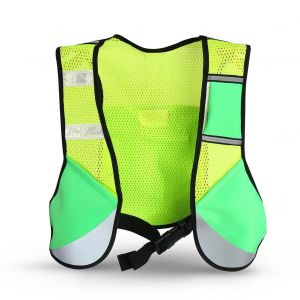 Multi-Fonction Night Sporting Reflective Cycling Running Vest Veste De Randonn&eacute;e (Grenn) - Neuf