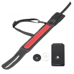 Dragonne a degagement rapide pour appareil photo reflex numerique Caden H21 (rouge) - Neuf