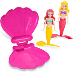 KAL-Lot De 2 Jouets De Piscine En Forme De Coquillage De Sirène Et 1 Coquillage, Jouets De Plongée En Forme De Sirène, Jouets De Piscine, Jeux De Plongée, Cadeaux Pour Enfants, Fournitures De Fête Et - Neuf