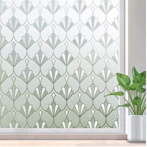 Fleur De La Vie Privée De La Fenêtre Film (30x200cm), Non-Adhésif Dépoli Film De Verre, Anti-Uv Film De Fenêtre, Auto-Adhésif En Verre Décor De Film, Adapté Pour La Maison Salle De Bain Cuisine - Neuf