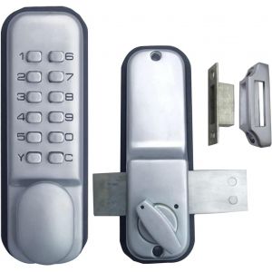 Serrure De Porte Mécanique, Clavier Sans Clé, Serrure De Porte Numérique Étanche, Serrure De Porte D'Entrée À Code À 1 À 11 Chiffres, Serrure À Combinaison Sans Clé - Neuf
