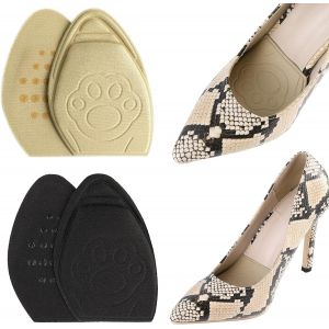 Semelles Int&eacute;rieures Pour Talons Hauts, En Mousse &Agrave; M&eacute;moire De Forme, Avec Soutien De La Vo&ucirc;te Plantaire Et De L'avant-Pied, Pour Demi-Semelles De Chaussures Pour Femmes. - Neuf