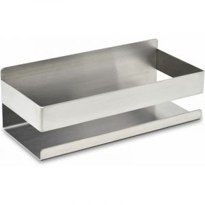 Étagère de salle de bain pour shampoing et gel douche Rangement de douche chromé Étagère de douche, sans perçage Support de douche Porte-savon à ventouse pour salle de bain argenté - Neuf