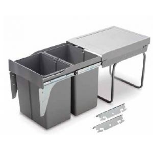 Trieur &Agrave; D&eacute;chets Linea 290dm Pour Porte 400mm 2x21l - Neuf