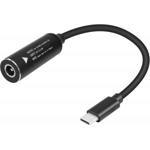 Pd65W Dc4017 Câble De Charge Vers Usb-C Dc 4,0 Mm X 1,7 Mm Femelle Ronde Vers Type C Pour Ordinateurs Portables, Téléphones Portables, Tablettes, Rechargeables, Etc. (Dc4017) - Neuf
