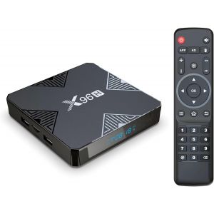 CHECARZHN--NO1-X96H Nouve Box Tv Android 13.0, 4 Go De Ram 64 Go De Rom Allwinner H618 Quad-Core, Pr En Charge De La Double Connexion 2.4G/5G Wifi 6, Bt 5.0, 100M Ethernet Ultral Hd 4K 6K Boîtier Tv - Neuf