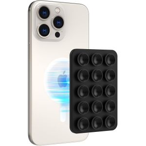 Kal-Support De T&eacute;l&eacute;phone &Agrave; Ventouse Magn&eacute;tique Pour Iphone 16/15/14/13/12 Series Silicone Support De Ventouse Pour Etui De T&eacute;l&eacute;phone, Support Pour T&eacute;l&eacute;phones Mobiles Pour Tiktok Videos Et Selfies - Neuf