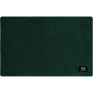 KAL-Tapis De Bain Antidérapant, Doux, Respirant Et Absorbant L'Eau, Anti-Moisissure, Lavable En Machine, Vert Foncé, 40 X 60 Cm - Neuf
