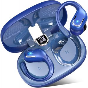Ecouteurs Bluetooth Sans Fil Sport, 75Hrs Écouteurs Bluetooth 5.4 Avec Stéréo Hifi, 2025 Oreillette Sans Fil Avec 4 Enc Appel Réduction Antibruit Mic, Ip8 Étanche Oreillette Bluetooth Pour Android/Io - Neuf