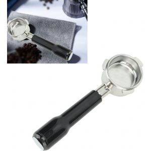 Chenquansarl-Portafilter Sans Fond De 54mm, Acier Inoxydable | 3 Oreilles | Coffee Portafilter | Pièces De Rechange De Machine À Café | Poignée De Café Sans Fond | Pour La Série 8 (C2 - Neuf