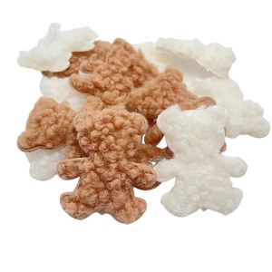 50x55mm Teddy Peluche Rembourr&eacute; T&ecirc;te D'ours Appliques pour V&ecirc;tements Chapeau Couture Fournitures Bricolage D&eacute;cor Accessoires 50 Pcs - Neuf