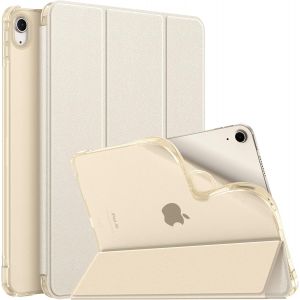 Coque pour iPad Air 11 Pouces M3/M2 (2025/2024) et iPad Air 5/4 10.9"" (2022/2020), [Rangement de Stylet] Coque Transparente Givr&eacute;e, Housse Arri&egrave;re Souple, &Eacute;tui Fin L&eacute;ger, Lumi&egrave;re Stellaire - Neuf