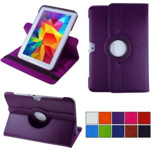 2.0 Etui pour Samsung Galaxy Note 10.1 GT-N8000 GT-N8010 GT-N8020 Coque de Protection Rotation 360&iexcl;&atilde; Smart Housse Cover Case Stand - Violet - Neuf