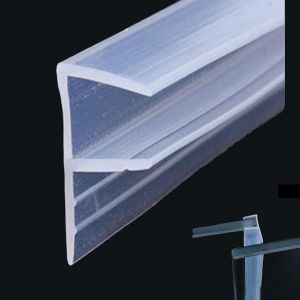 Joint de porte de douche pour porte en verre de 2 m,joint de porte de douche,joint de porte de douche en silicone (forme F,joint joint de 0 à 10 mm,pour verre épais - Neuf
