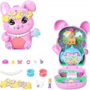 Mdy-Coffret Jardin Lapin Jouet De Voyage Avec 1 Mini-Figurine, Lapins, Nourriture Et Accessoires De Mode, Jcr40 - Neuf
