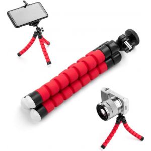 Universel durable Mini l&eacute;ger Dessus de table tr&eacute;pied pour appareil photo avec support et prise en main Stabilisateur avec support de t&eacute;l&eacute;phone support de fixation pour iPhone 8 7 6 6S Plus 5 5S - Neuf