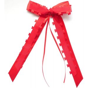 30Pcs Noeuds de Ruban Bowknots,Noeud Voiture Mariage, D&eacute;coration De Mariage Noeuds pour Satin Voiture,Chaise,Cadeau(Rouge) - Neuf