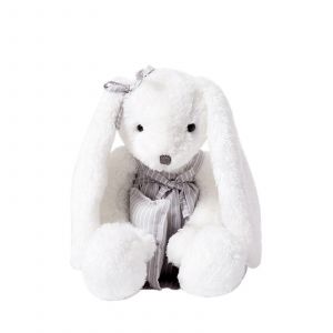 Poupée Endormie Pour Tout-Petits, Lapin En Peluche, Jouet Agréable, Lapin En Peluche, Jouet De Sommeil, Poupée Réconfortante, Peluche Assise - Neuf