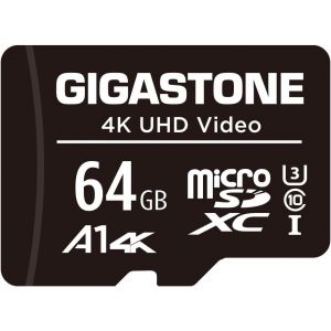 Carte Mémoire 64 Go Compatible Avec Gopro Drone Caméra Tablette Samsung Sony,Haute Vitesse Pour 4k Uhd Vidéo,A1 U3 C10 Carte Micro Sdxc Avec Mini Étui Et Adaptateur Sd.-Marque Générale - Neuf
