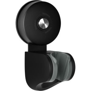 TZF-Support de Douche Ventouse 4 Angles Réglable Support Pommeau de Douche à Ventouse Sous Vide Solide Support de Douche à Main Support Douchette Mural Support Tête Douche Réutilisable Inox Noir Mat - Neuf