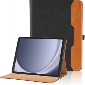 Coque Pour Samsung Galaxy Tab A9 8.7 Pouces (Sm-X110/Sm-X115) 2023 Business Premium Pu Cuir Cover Tablette Housse De Protection Multi-Angle Étui Avec Poche Pour Galaxy Tab A9-Noir - Neuf