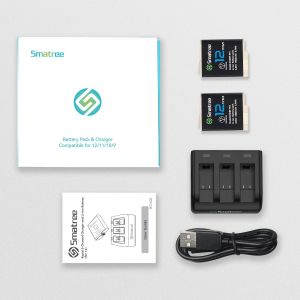 Batteria 2 confezioni da 1800 mAh,compatibile Con GoPro Hero 12,GoPro Hero 11,GoPro Hero 10 e GoPro Hero 9,3 canali,batteria Veloce compatibile Con GoPro Hero 12/11/10/9 - Neuf