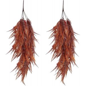 ERYI-2 Pcs Fausse Plante Tombante,82Cm Fougère Vigne Plante Artificielle Tombante Plante Tombante Artificielle Plantes Artificielles Interieur Tombantes Plantes Artificielles Suspendues Pour Cuisine - Neuf