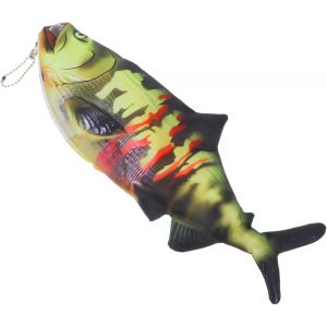 KAL-Trousse &Agrave; Crayons En Forme De Poisson Trousse Mignonne Trousse &Agrave; Crayons Dessin Anim&eacute; Trousse &Agrave; Crayons Pour Trousse &Agrave; Crayons Esth&eacute;tique Maquillage Sac D'&Eacute;cole Sac De Rangement, Multicolore - Neuf