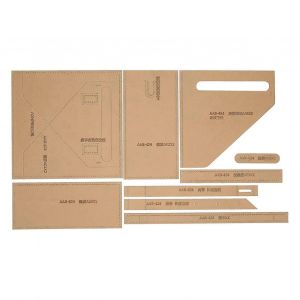 9pcs Mod&egrave;le Acrylique Bricolage Transparent Clair Coupe De Pr&eacute;cision Artisanat L&eacute;ger Pour Sacs &Agrave; Bandouli&egrave;re Sac &Agrave; Main - Neuf