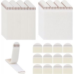 Accroche Tableau Sans Percer, 36 Paires Fixation Murale Bandes de Suspension, Etroit Languettes Accroches Tableaux Scratch Autocollant Double Face Adapt&eacute; aux Cadres Posters D&eacute;corations - Neuf