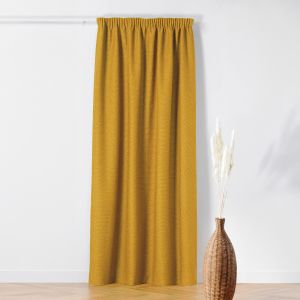 Rideau Thermique &Agrave; Galon Fronceur Effet Bouclette - Neuf