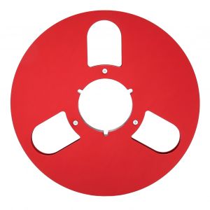 Bobine Vide En Alliage D'aluminium, 1/4, 10 Pouces, 3 Trous, Bobine Ouverte, Bande Sonore, Bobine Vide, PièCe De Machine D'ouverture Pour Teac Rouge - Neuf