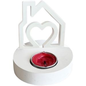 TIANYI-Maison Avec Amour - 2 Pcs Moule En Silicone Pour Résine Époxy, Bricolage, Bougies Et Savon Artisanal - Avec Base Ronde - Neuf