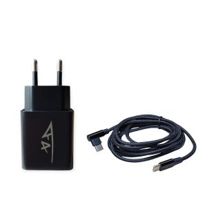 LORANKA-Chargeur Type C 30W, Charge Rapide, Multiprise USB, Prise USBC + USBA, Adaptateur Secteur, Chargeur pour iPhone (16 15 14 13...), Chargeur pour Samsung (Galaxy A15 A14, S24 S23...) AVEC c&acirc;ble - Neuf